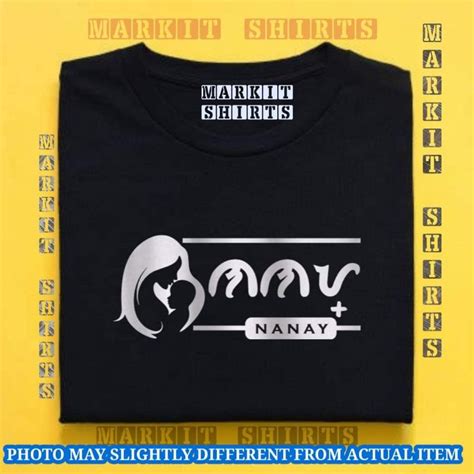 Baybayin Nanay With Logo Drifit Tshirt Men And Woman Unisex Statement