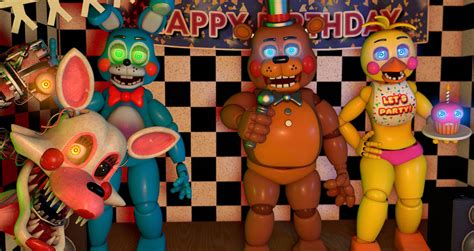 FNaF 2. Toy Animatronics by TOPTDXQ666 on DeviantArt