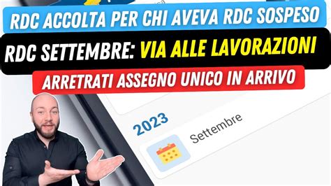 Reddito Di Cittadinanza Settembre Lavorazioni Iniziate Con Domande