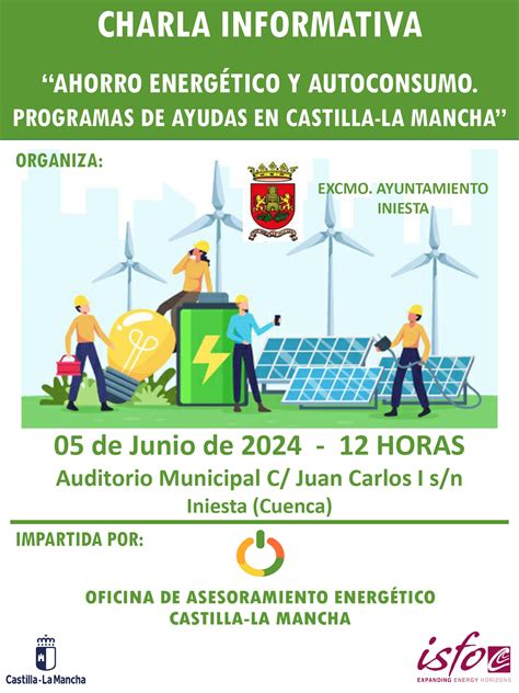 Charla informativa Ahorro energético y autoconsumo Programas de