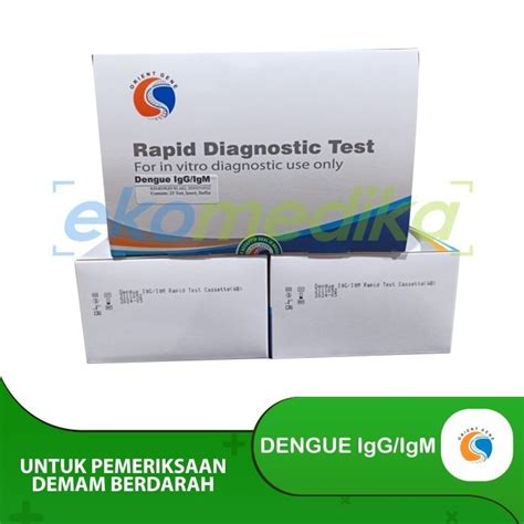 Jual Dengue Igg Igm Test Cassette Orient Gene Isi Test Shopee