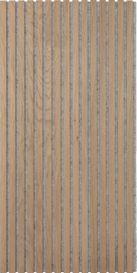 Denpanels Akustikpaneel Eiche Natur MDF Braun Filz Grau 120 X 60 Cm