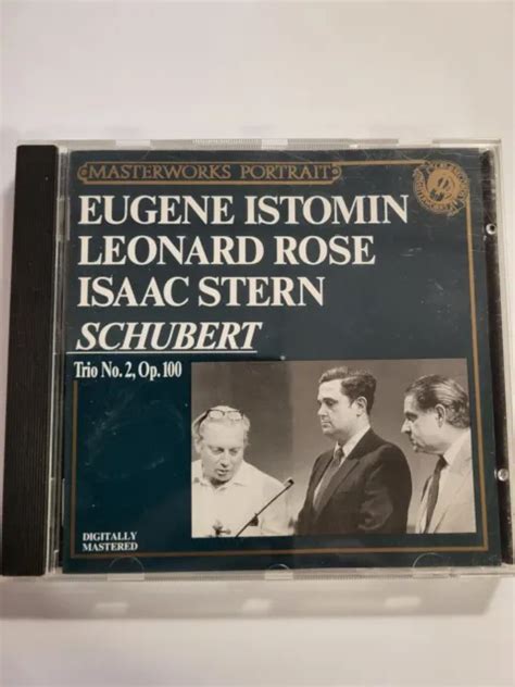 Cd Eugene Istomin Leonard Rose Isaac Stern Schubert Tr S Bon Etat Eur