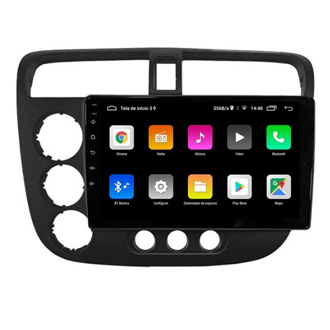 Central Multim Dia Android Fiat Argo Processador Quad Core Ghz Gps