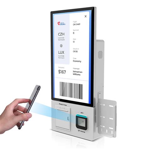 Inch Wall Mounted Self Service Ordering Kiosk For Coffee Shop