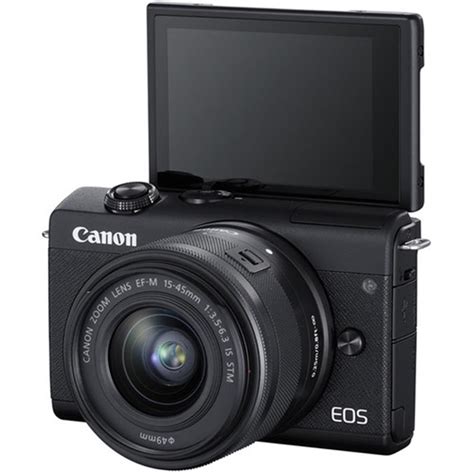 Canon EOS M200 Mirrorless Digital Camera With 15 45mm Lens Black