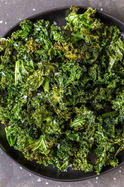 Air Fryer Kale Chips Only 3 Ingredients Momsdish