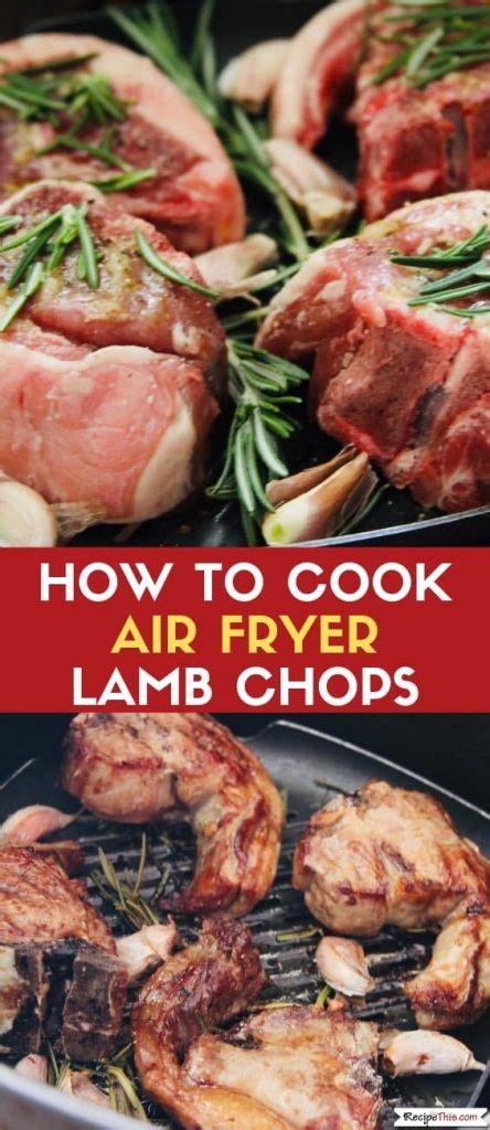 Air Fryer Garlic Rosemary Lamb Chops | Recipe This