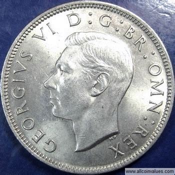 1948 UK Florin Value George VI