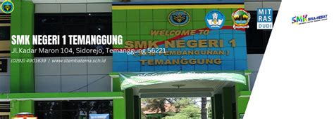 Wesite Resmi Smk Negeri 1 Temanggung Mari Maju Dan Berkembang Sekolah