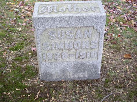 Susanna Susan Bliss Simmons Homenaje De Find A Grave