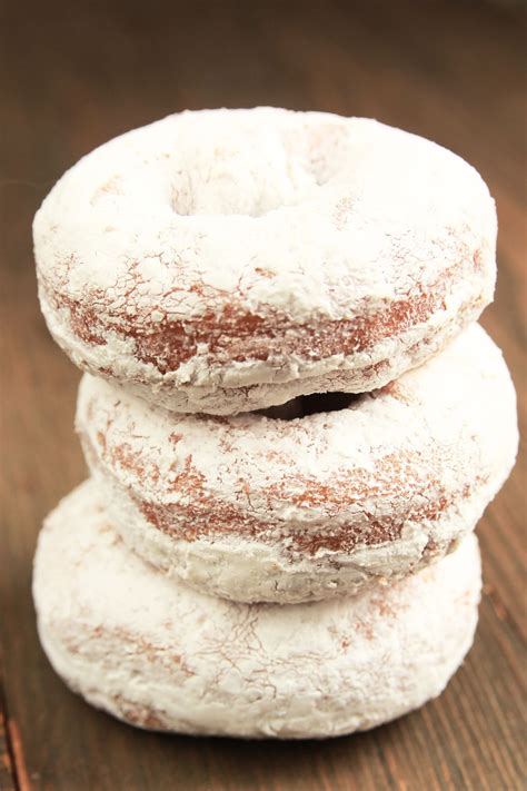 Classic Powdered Sugar Donuts Baked