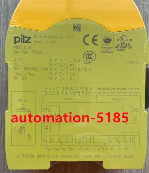 Pilz Pnoz M B Plc Programmable Safety Relay Module New Fast