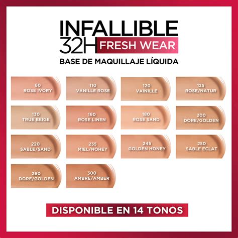 Base de Maquillaje Líquida L Oréal Infallible 32H Fresh Wear 120