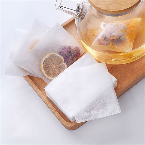 China PLA Corn Starch Biodegradable Tea Bag Tea Filter Paper Bag With