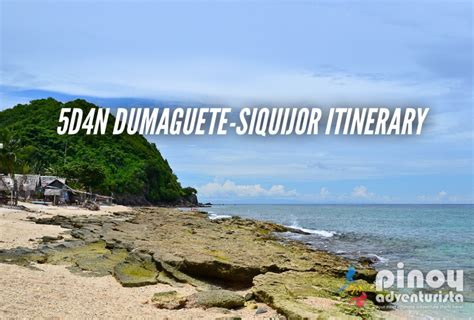 Sample Dumaguete Siquijor Itineraries For 3 4 5 6 Days Tour Or