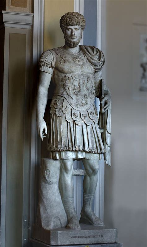 Statue In Armor With Portrait Of Lucius Verus Marble 2nd Cent Ce Inv No 541 Rome Vatican