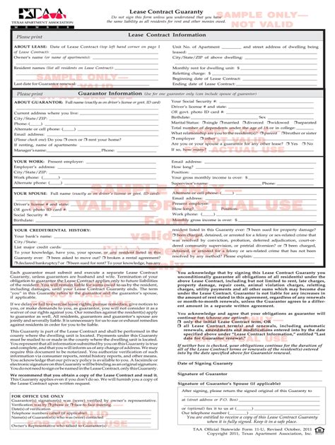 Taa Lease Agreement Fill Online Printable Fillable Blank Pdffiller