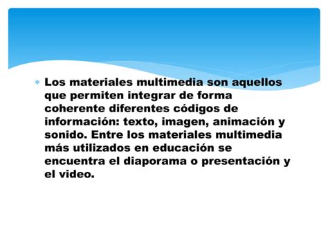 Elaboraci N De Materiales Multimedia Ppt Descarga Gratuita