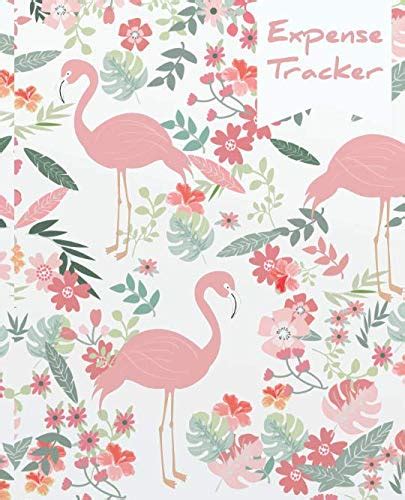 Expense Tracker Daily Expenses Record Book Flamingo Cover Money