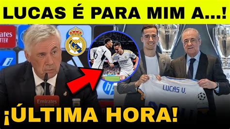 Urgente Ancelotti En Venta De Lucas Vazquez Noticias Del Real