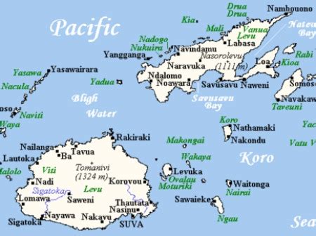 Town & City Fiji List - Find out the major town centres