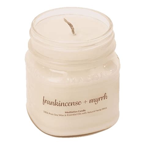 Soy Wax Meditation Candle Frankincense Myrrh