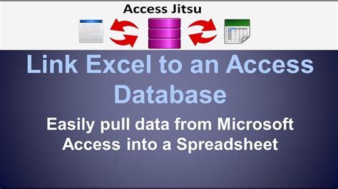 Link A Spreadsheet To An Access Database Youtube