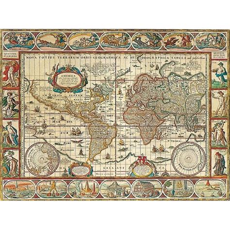 Puzzle Ravensburger Carte du monde 1650 de 2000 pièces kubekings fr