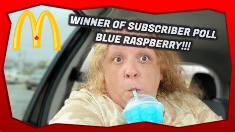 McDonald’s Minute Maid Blue Raspberry Slushie - YouTube