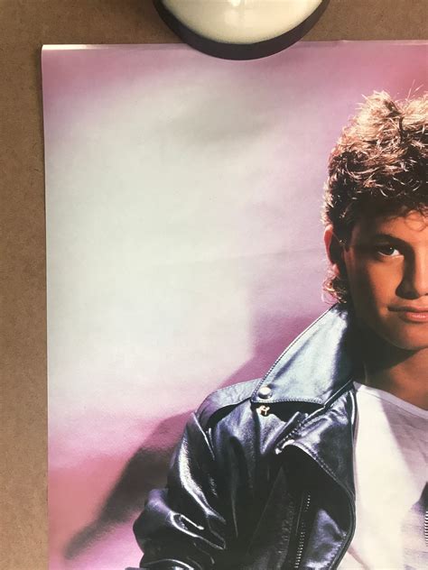 Vintage Original 1980s Kirk Cameron Pinup Poster Leather Etsy