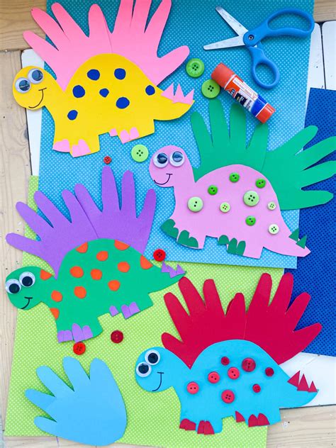 23 ROARINGLY Awesome Dinosaur Crafts - ABCDee Learning