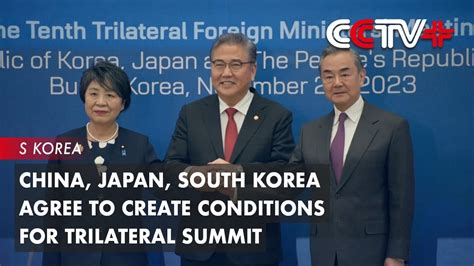 China Japan South Korea Agree To Create Conditions For Trilateral