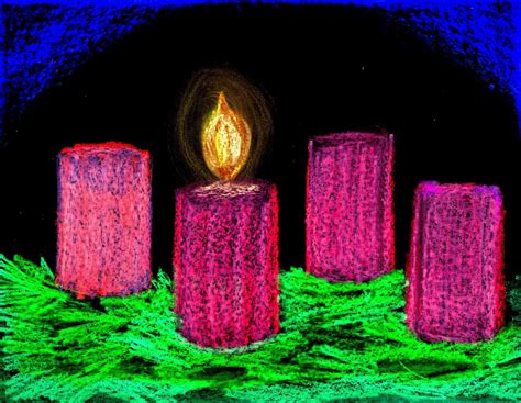 Advent Candles Week Advent Art Projects Advent Art Advent Candles