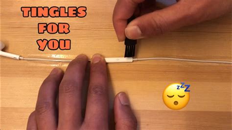 ASMR Different Triggers Apple Headphone Mic Brushing Tapping