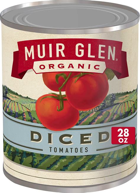 Amazon Muir Glen Organic Diced Canned Tomatoes No Salt Added