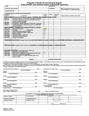 Fillable Online Engineering Utsa College Of Engineering The