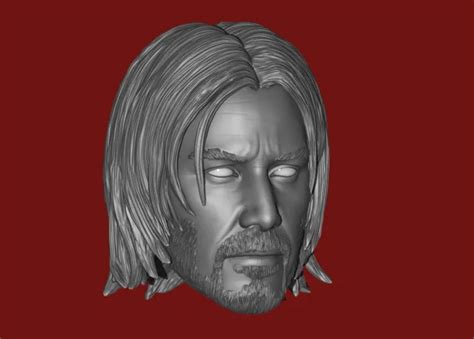 John Wick Baba Yaga Keanu Reeves Custom Head For Action