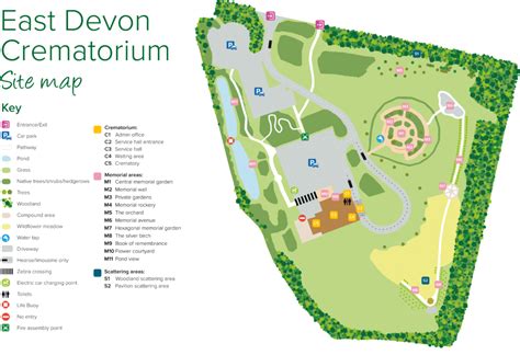 Site Map - East Devon Crematorium