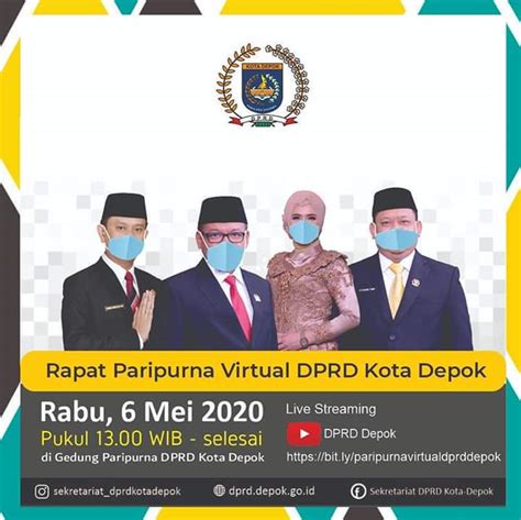 Dprd Kota Depok Gelar Rapat Paripurna Secara Virtual