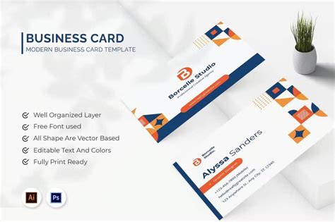 30+ Flawlessly Crafted Designer Business Card Templates – Creatisimo