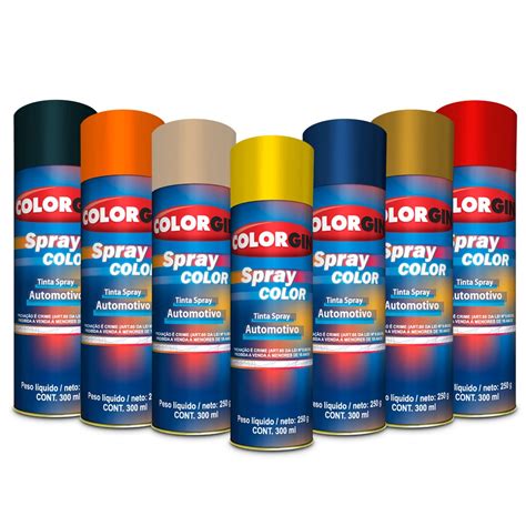 Tinta Spray Automotiva Colorgin Sherwin Williams 300ml Cores Shopee