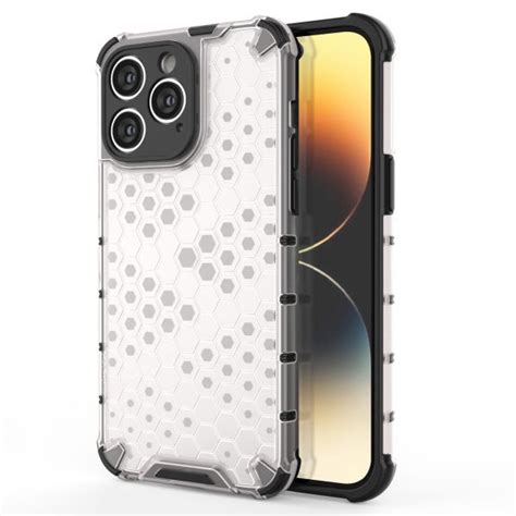 Hurtel Honeycomb Case Para Iphone Pro Max Armored Hybrid Cover