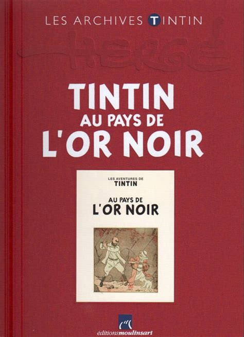 Tintin au pays de lor noir par Hergé Tome 15 de la série Tintin Les