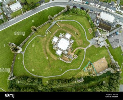 aerial top  ground plan view  trim castle  monumental anglo