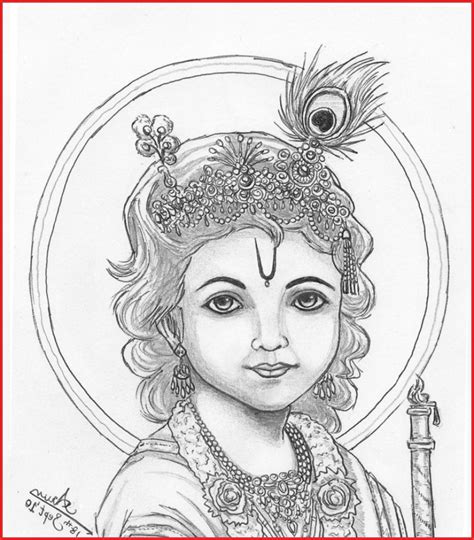 Krishna Sketch At Explore Collection Of Krishna Sketch