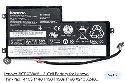 Lenovo ThinkPad T450 X250 X260 T460 Battery 23Wh оригинална батерия