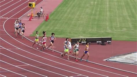 2022 茨城県高校新人 女子1500m予選1組 Youtube