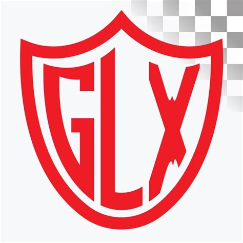 premium vector glx letter logo design