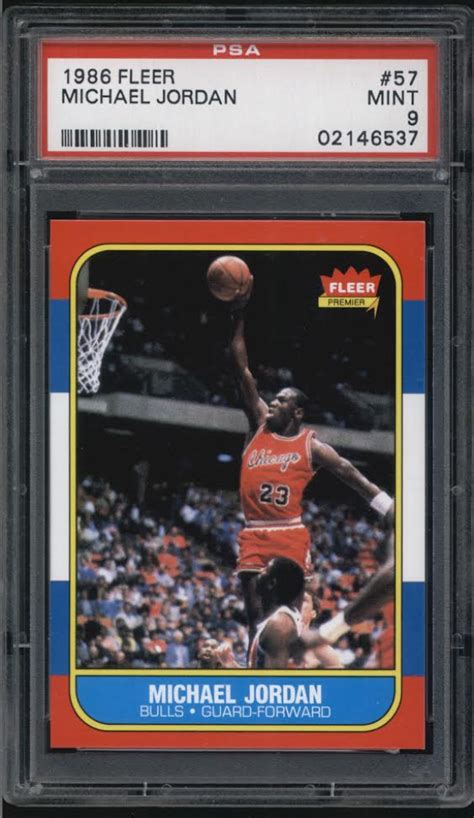 1986 87 Fleer Basketball PSA 9 Set Break Pack 2 Cards Per Pack